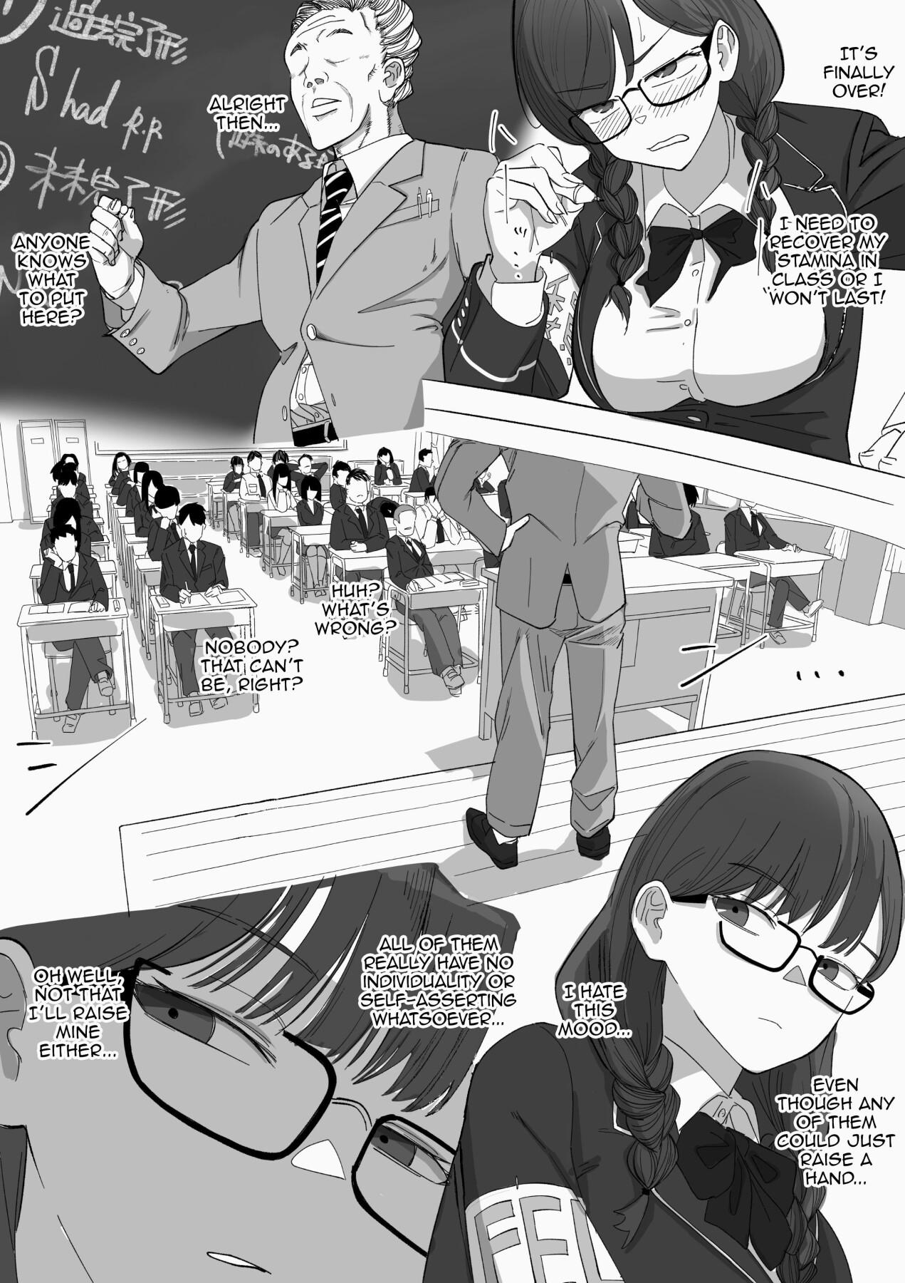 Hentai Manga Comic-Blowjob President-Read-10